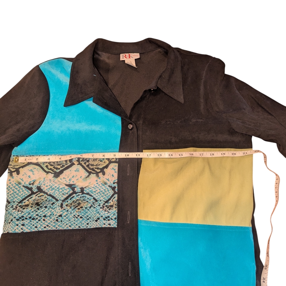 Women's Vibrant Patchwork Blazer - image 5